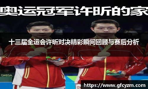 金年会十三届全运会许昕对决精彩瞬间回顾与赛后分析